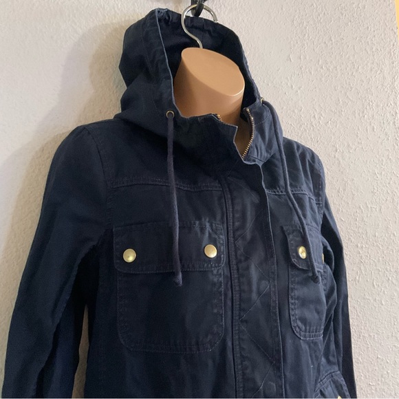J. Crew Utility Cargo Navy Blue Light Jacket - Picture 9 of 12